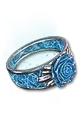 Spielgrafik: Blaue Rose